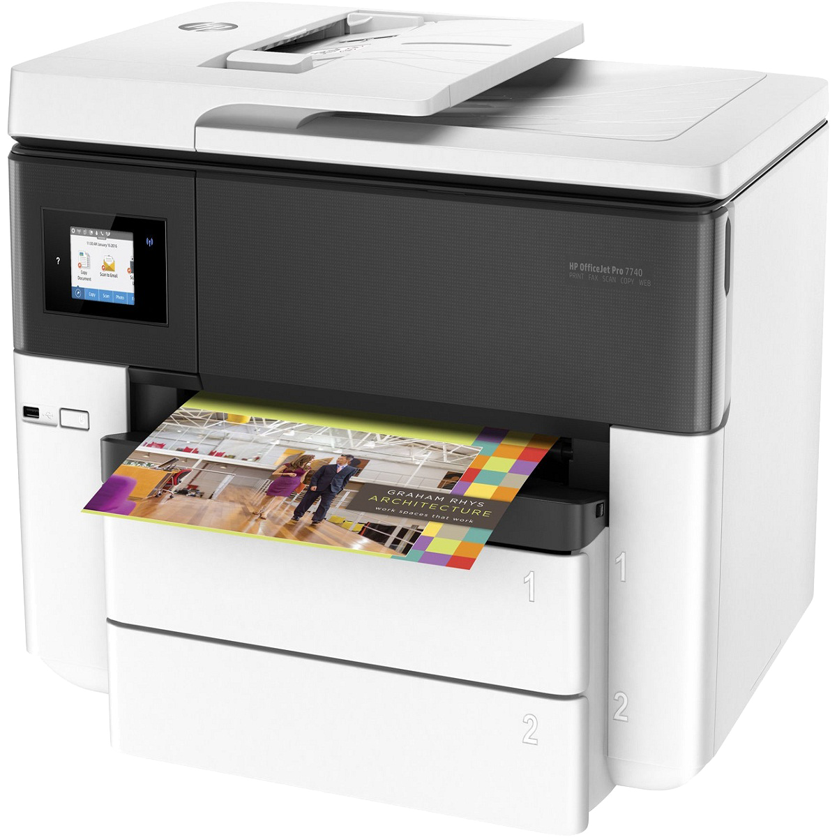  impresoras formato ancho hp 7740